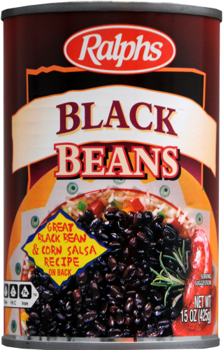 Ralphs Black Beans Perspective: front
