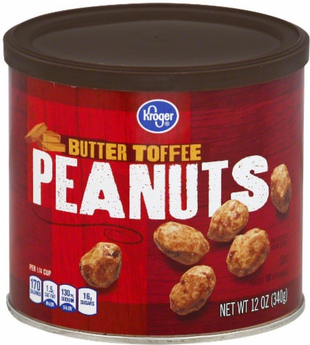 Kroger® Butter Toffee Peanuts Perspective: front