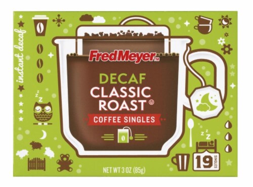 Fred Meyer® Decaf Classic Roast Coffee Single-Serve Bags Perspective: front