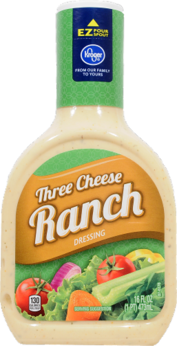 Kroger® Three Cheese Ranch Dressing Perspective: front