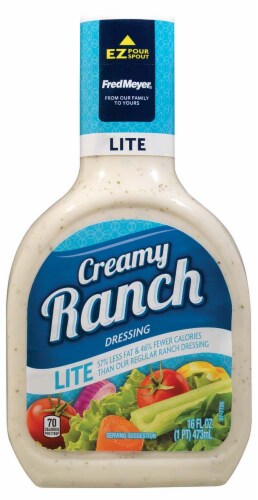 Fred Meyer® Lite Creamy Ranch Dressing Perspective: front