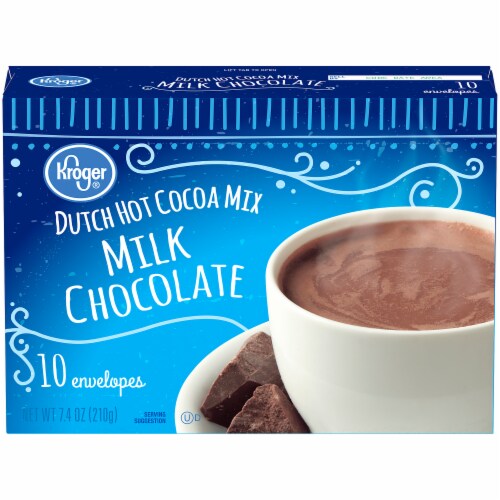 Kroger® Milk Chocolate Dutch Hot Cocoa Mix Perspective: front