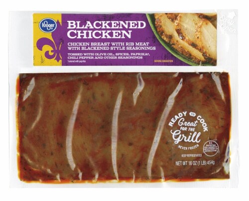 Kroger® Blackened Chicken Breast with Rib Meat Perspective: front