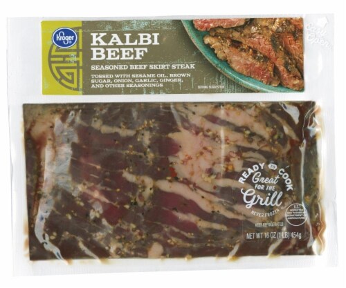 Kroger® Kalbi Seasoned Beef Skirt Steak Perspective: front