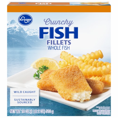 Kroger® Crunchy Fish Fillets Perspective: front