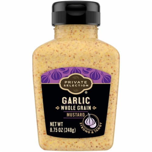 Private Selection® Whole Grain Garlic Mustard Perspective: front