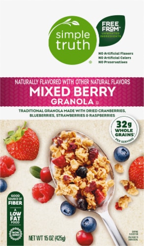 Simple Truth® Mixed Berry Granola Perspective: front