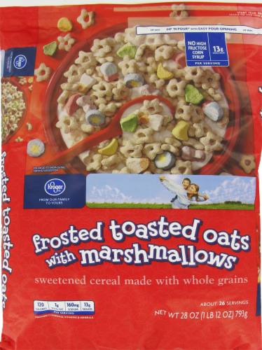 Kroger® Frosted Toasted Oats with Marshmallows Perspective: front
