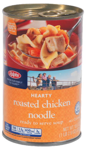 Ralphs Roasted Chicken Noodle Soup Perspective: front