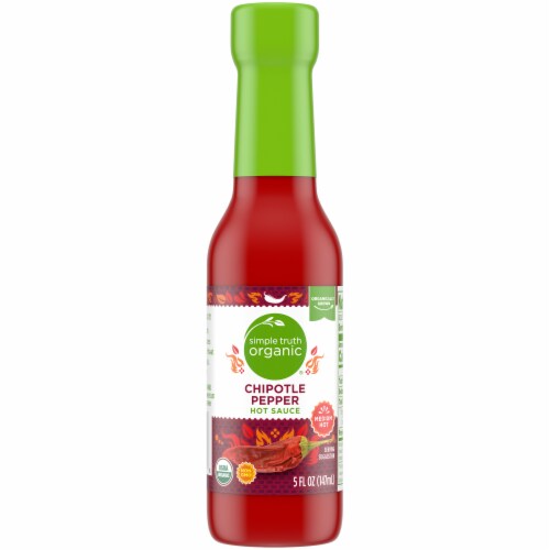 Simple Truth Organic® Smoky Chipotle Pepper Hot Sauce Perspective: front