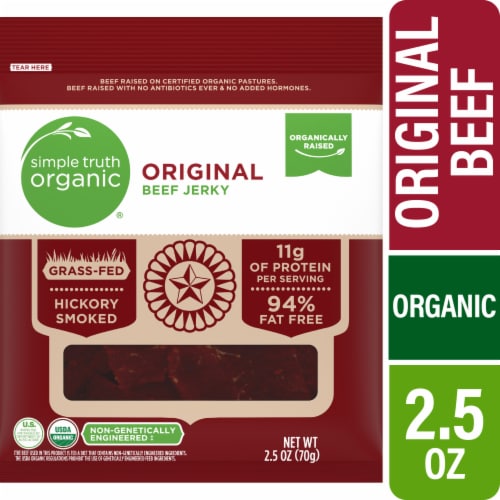Simple Truth Organic® Original Beef Jerky Perspective: front