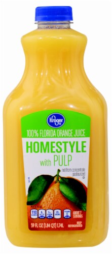 Kroger® Homestyle Orange Juice with Pulp Perspective: front