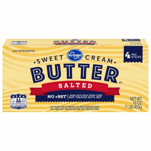 Kroger® Salted Butter Sticks Perspective: front