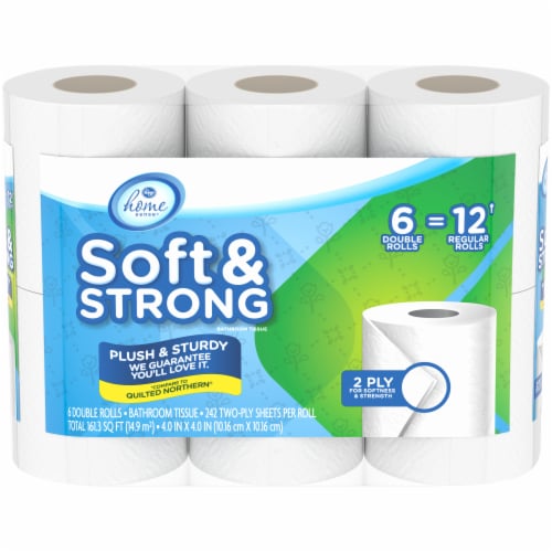 Kroger® Soft & Strong Double Roll Bath Tissue, 6 rolls - King Soopers