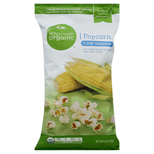 Simple Truth Organic™ Low Sodium Popcorn Perspective: front