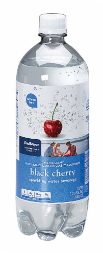 Fred Meyer® Black Cherry Sparkling Water Perspective: front