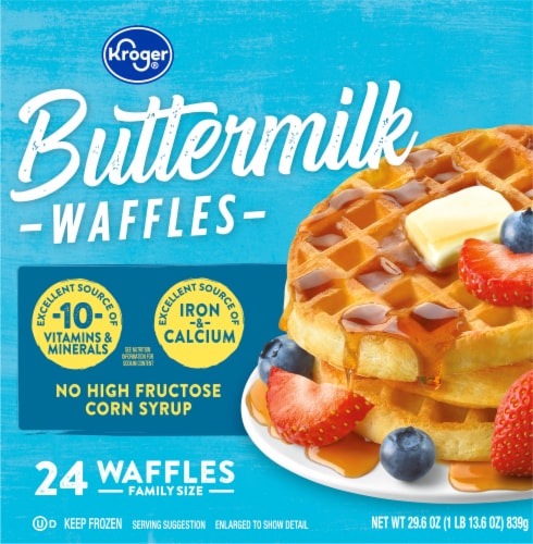 Kroger® Buttermilk Waffles Perspective: front