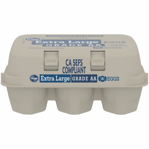 Kroger® Grade AA Extra Large Eggs, 6 ct Ralphs