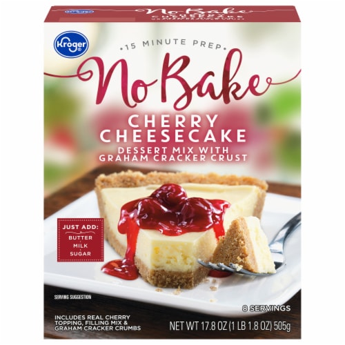 Kroger® No Bake Cherry Cheesecake Dessert Mix Perspective: front