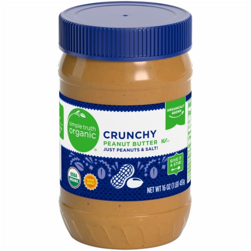 Simple Truth Organic® Peanut Butter Crunchy Perspective: front