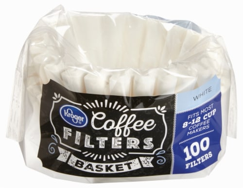 Kroger® Basket Coffee Filters - White Perspective: front