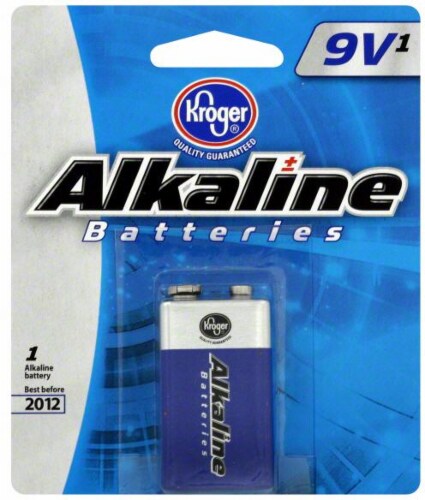 Kroger® 9-Volt Alkaline Battery Perspective: front