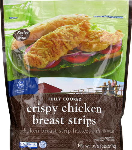 Kroger® Crispy Chicken Breast Strips Perspective: front