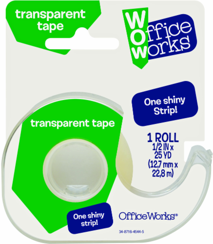 Office Works Transparent Tape Perspective: front