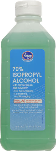 Kroger® 70% Isopropyl Alcohol First Aid Antiseptic Perspective: front