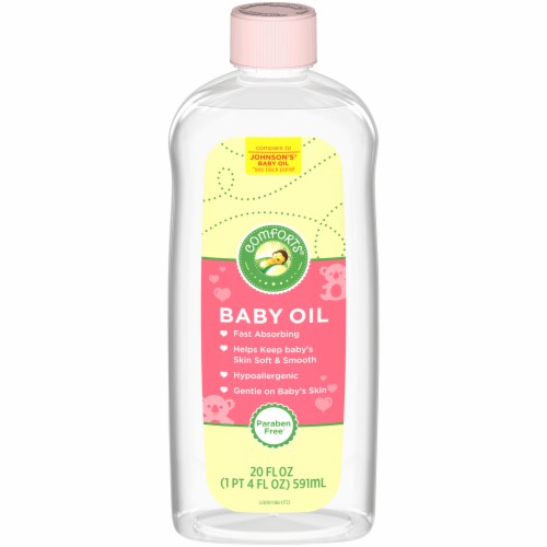 Comforts® Baby Oil Perspective: front