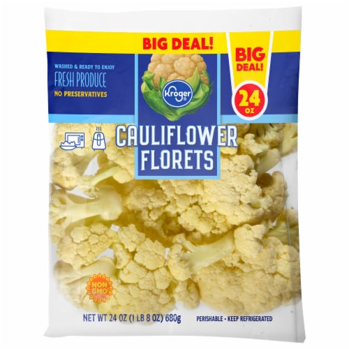 Kroger® Cauliflower Florets Perspective: front