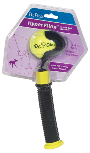 Pet Pride® Hyper Fling Tennis Ball Launcher Perspective: front