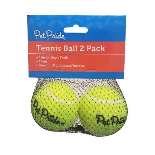 Pet Pride® Tennis Balls Perspective: front