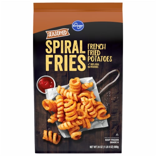 Kroger® Seasoned Spiral Fries Perspective: front