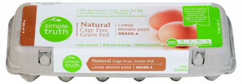Simple Truth™ Natural Cage Free Large Brown Eggs Perspective: front
