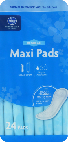 Kroger® Regular Maxi Pads Perspective: front