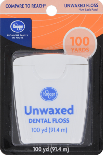 Kroger® Unwaxed Dental Floss Perspective: front