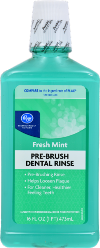 Kroger® Fresh Mint Pre-Brush Dental Rinse Perspective: front