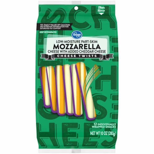 Kroger® Mozzarella & Cheddar Cheese Twists Perspective: front