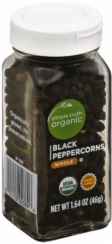 Simple Truth Organic™ Whole Black Peppercorns Perspective: front