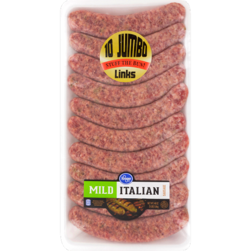 Kroger® Mild Italian Dinner Sausage Perspective: front