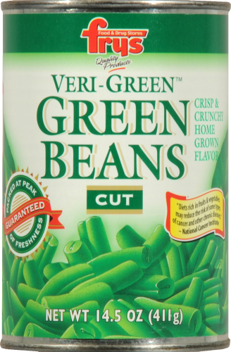 Fry's® Veri-Green Cut Green Beans Perspective: front