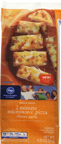 Kroger® French Bread Garlic Cheese Pizza Perspective: front