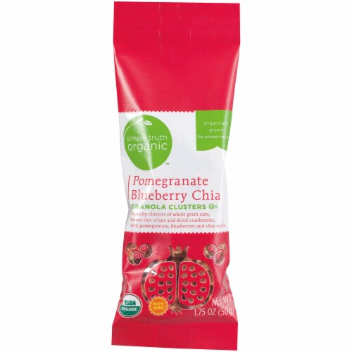 Simple Truth Organic® Pomegranate Blueberry Chia Granola Clusters Perspective: front