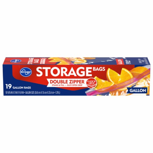 Kroger® Gallon Storage Bags Perspective: front