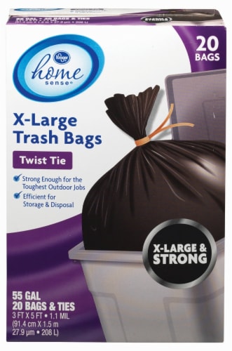 Kroger® Medium 8 Gallon Twist Tie Trash Bags, 20 ct - Kroger