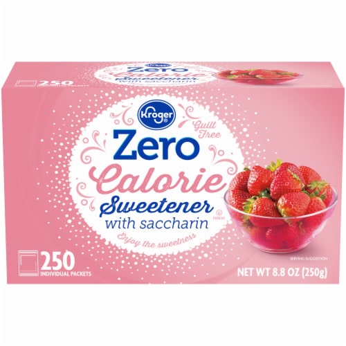 Kroger® Zero Calorie Sweetener with Saccharin Packets Perspective: front