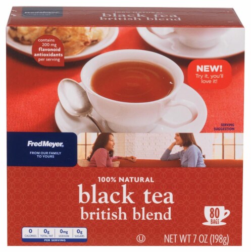 Fred Meyer® Black Tea British Blend Tea Bags Perspective: front
