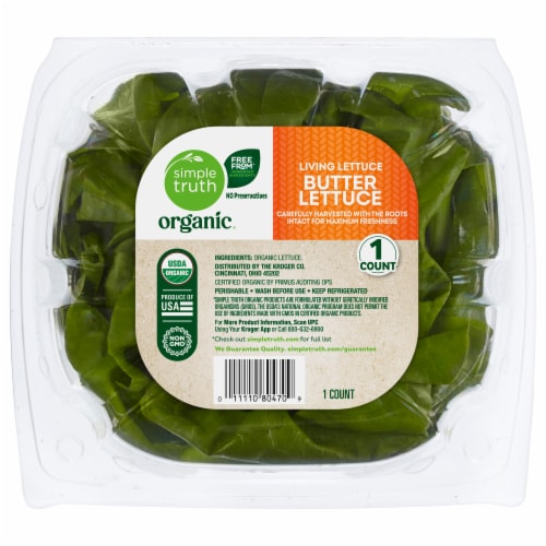 Simple Truth Organic™ Living Butter Lettuce Perspective: front