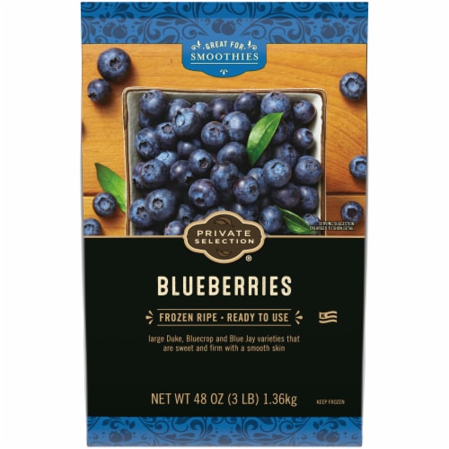 Private Selection® Frozen Blueberries Perspective: front